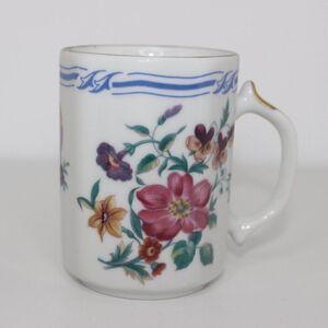 Vintage Floral Mug 6821 Unmarked